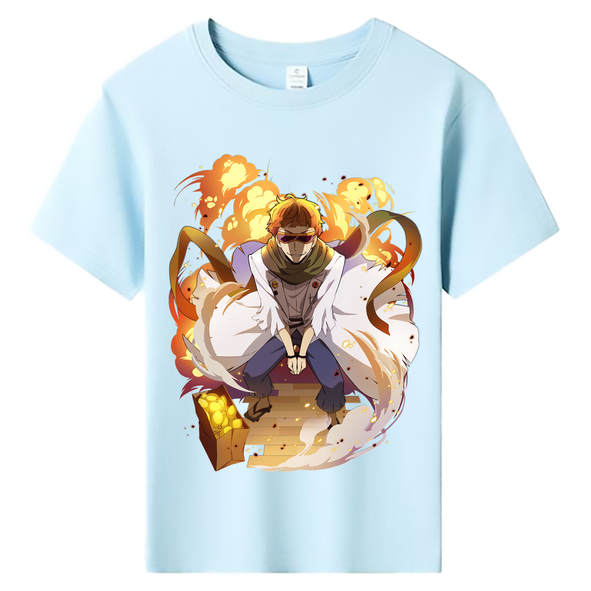 （画像用） 文豪ストレイドッグス Bungo Stray Dogs 綿100％キッズTシャツ（フロントプリント）